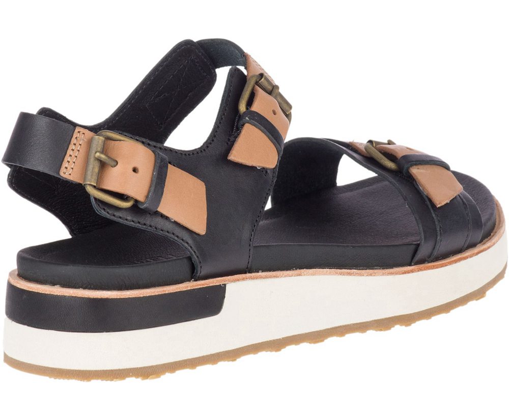 Merrell Sandals Black - Roam Buckle - Womens 63EYUQKJI